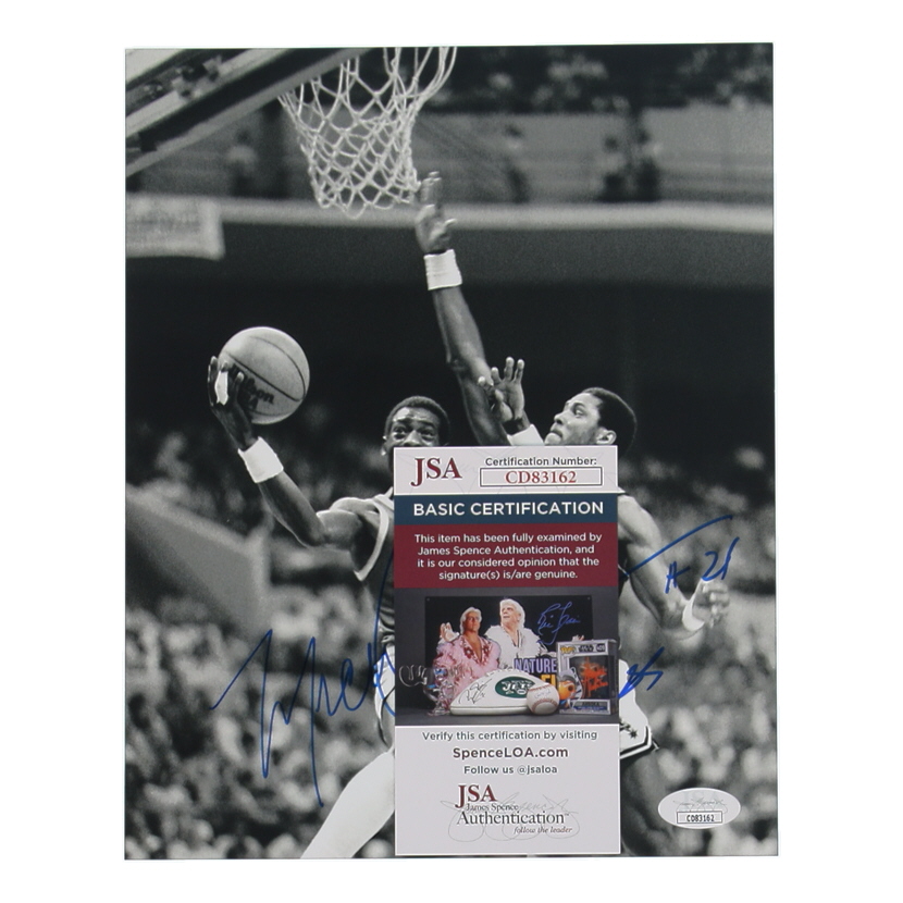 Mychal Thompson Signed 8x10 Photo (JSA) at PristineAuction.com Mychal Thompson Signed 8x10 Photo (JSA) at PristineAuction.com