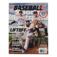 Carlos Correa Signed 2016 Sports Illustrated Magazine (Beckett) at PristineAuction.com