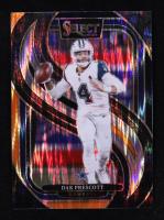Dak Prescott 2024 Select Prizm Black and Orange Shock #125 at PristineAuction.com