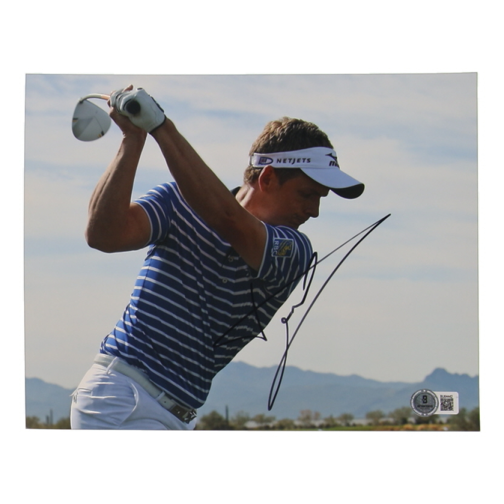 Luke Donald Signed 8x10 Photo (Beckett) at PristineAuction.com Luke Donald Signed 8x10 Photo (Beckett) at PristineAuction.com