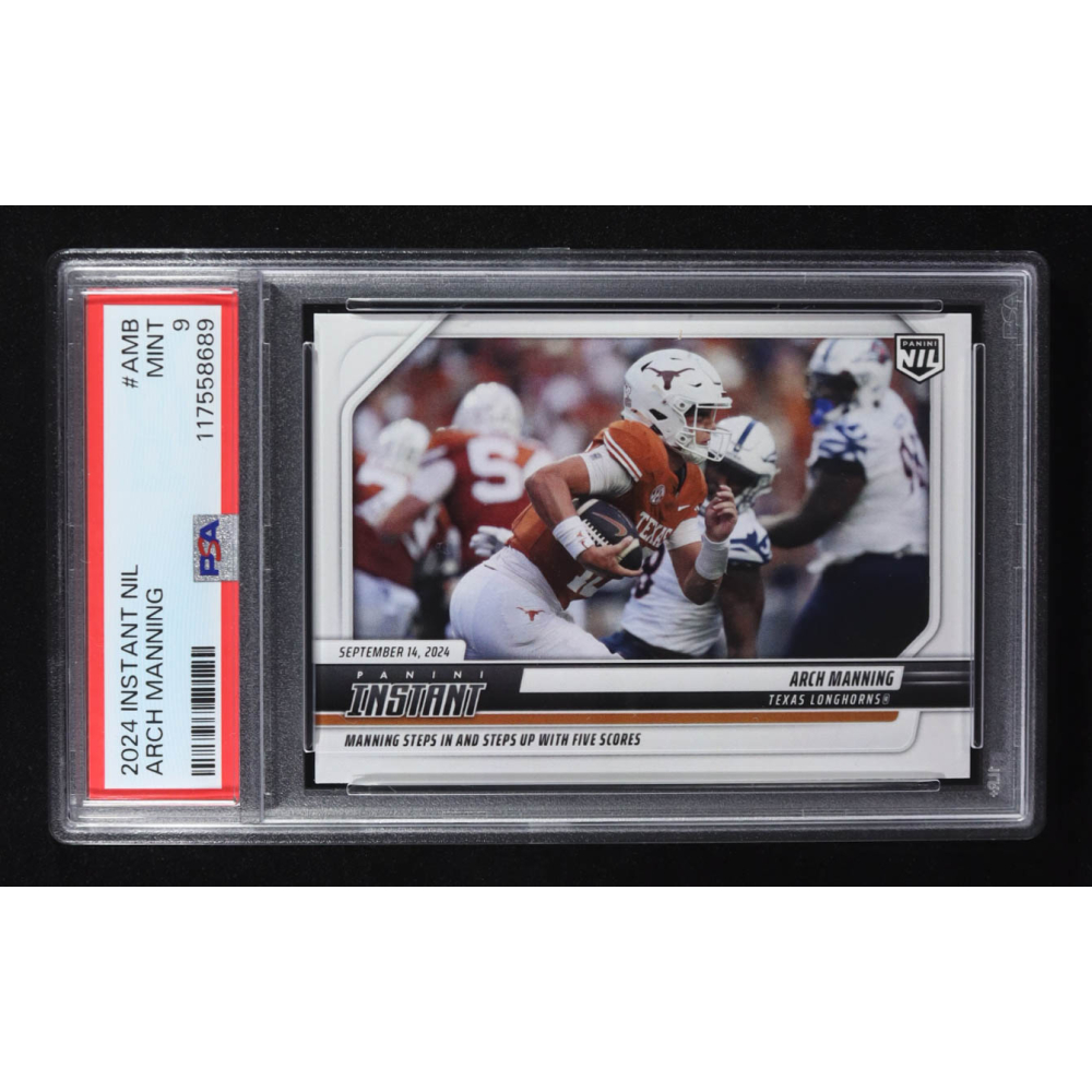 Arch Manning 2024 Panini Instant NIL #AMB RC (PSA 9) at PristineAuction.com