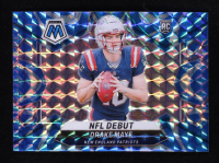 Drake Maye 2024 Panini Mosaic Mosaic Reactive Blue #273 RC at PristineAuction.com