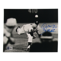 Denny McLain Signed Tigers 8x10 Photo Inscribed "Cy 68-69" (Beckett) at PristineAuction.com