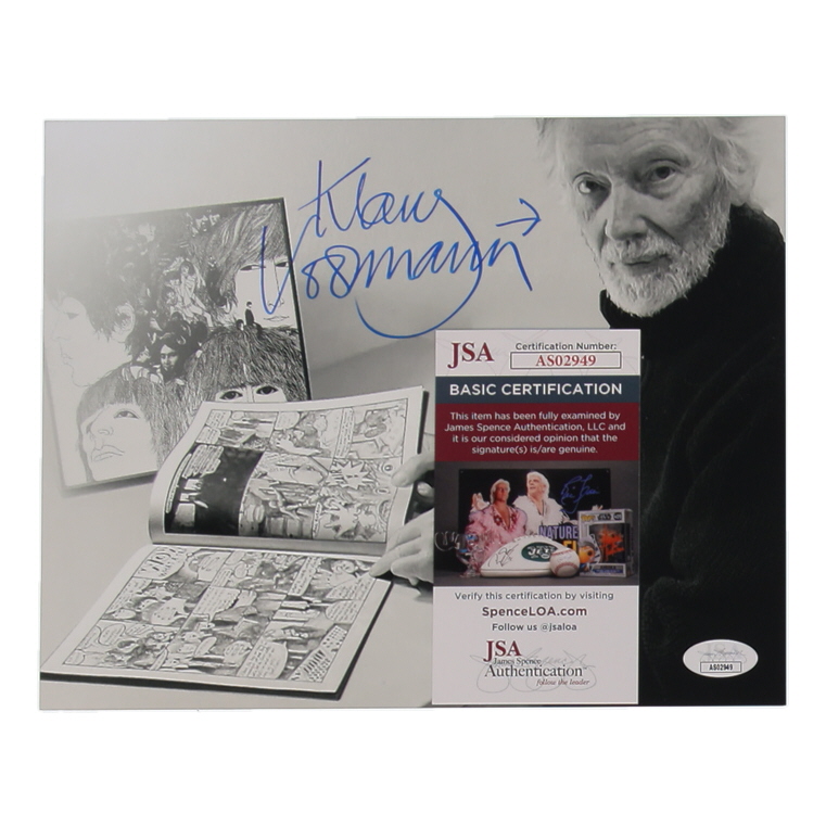 Klaus Voormann Signed 8x10 Photo (JSA) at PristineAuction.com Klaus Voormann Signed 8x10 Photo (JSA) at PristineAuction.com