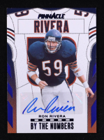 Ron Rivera 2024 Panini Encore By the Numbers Autographs Blue #9 #17/25 at PristineAuction.com