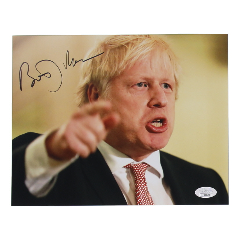 Boris Johnson Signed 8x10 Photo (JSA) at PristineAuction.com Boris Johnson Signed 8x10 Photo (JSA) at PristineAuction.com