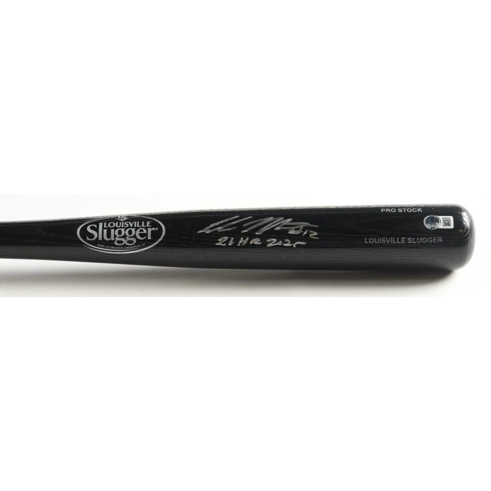 Colson Montgomery Signed Louisville Slugger Baseball Bat Inscribed "21 HR 2025" (Beckett) at PristineAuction.com