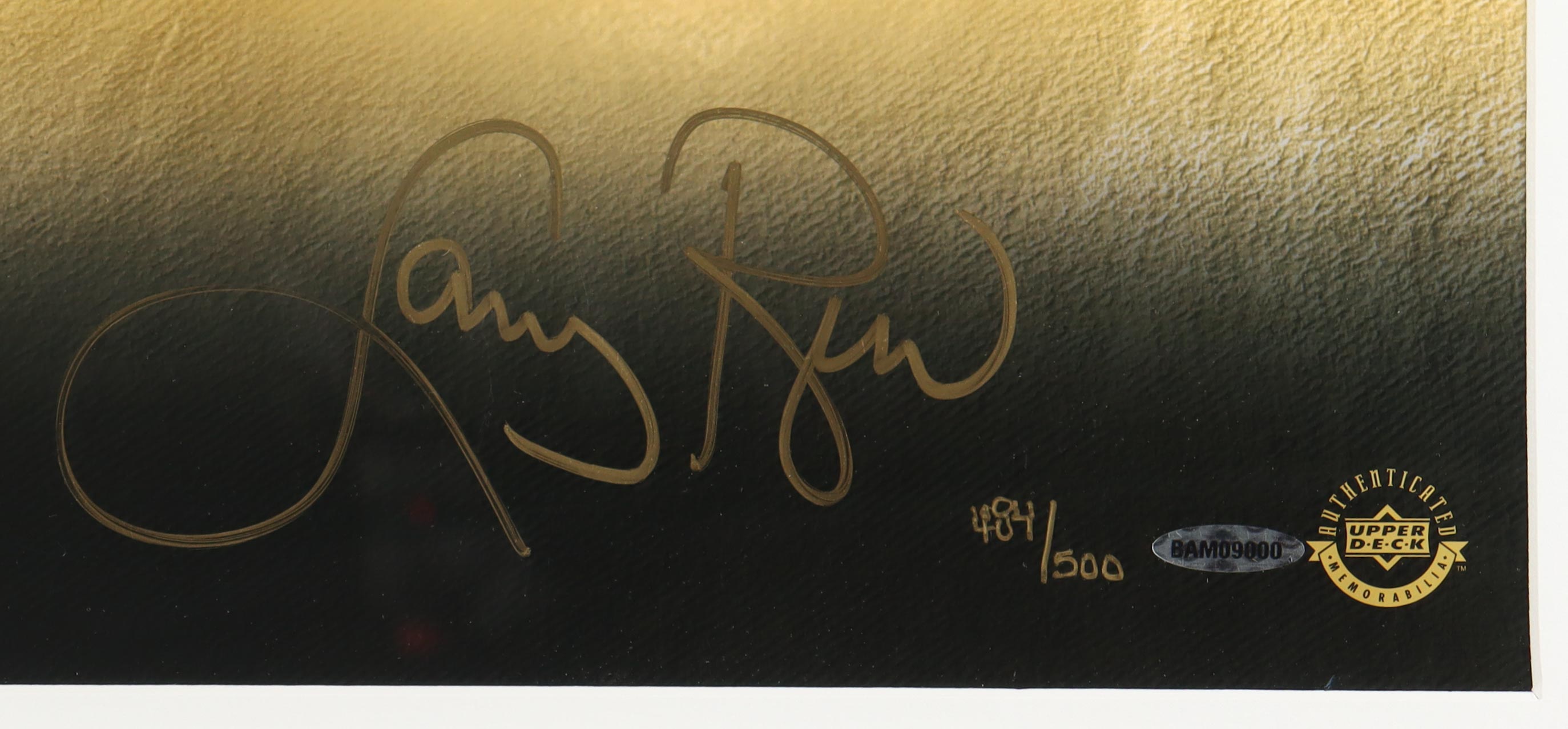 Michael Jordan, Magic Johnson & Larry Bird Signed LE "Legends of Basketball" Custom Framed Photo #484/500 (UDA & GOAT) at PristineAuction.com Michael Jordan, Magic Johnson & Larry Bird Signed LE "Legends of Basketball" Custom Framed Photo #484/500 (UDA & GOAT) at PristineAuction.com