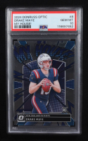Drake Maye 2024 Donruss Optic My House! #8 RC (PSA 10) at PristineAuction.com