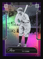 Ty Cobb 2024 Panini Three and Two Purple Refractor #24 #11/32 at PristineAuction.com