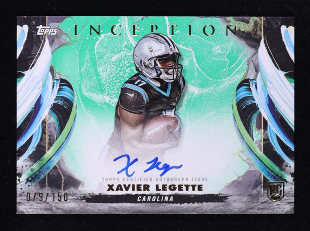 Xavier Legette 2024 Topps Inception Rookie Variation Autographs Green #RAVXL #079/150 RC