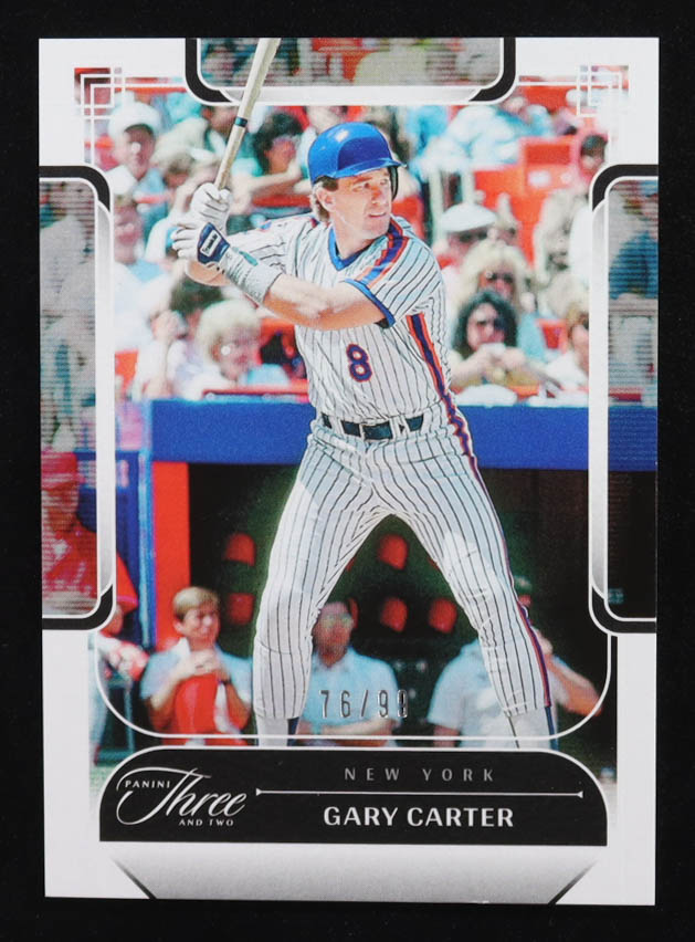 Gary Carter 2024 Panini Three and Two #58 #76/99 at PristineAuction.com Gary Carter 2024 Panini Three and Two #58 #76/99 at PristineAuction.com