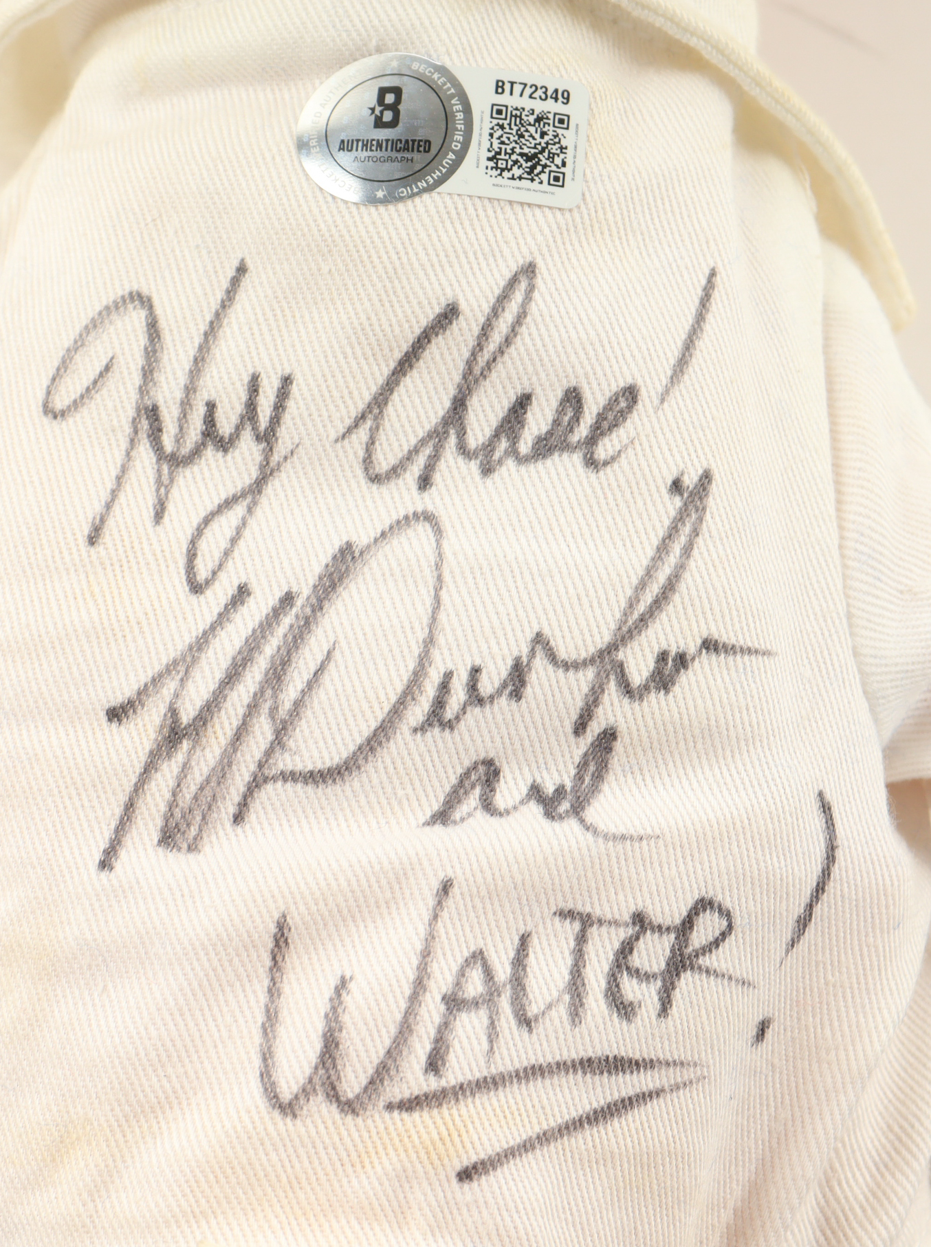 Jeff Dunham Signed "Walter" Doll Inscribed "And Walter!" (Beckett) at PristineAuction.com Jeff Dunham Signed "Walter" Doll Inscribed "And Walter!" (Beckett) at PristineAuction.com