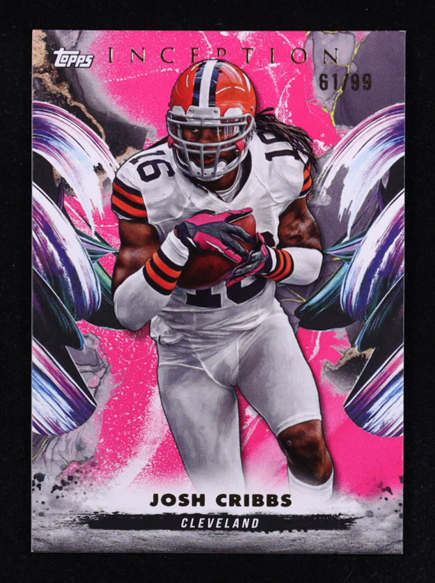 Josh Cribbs 2024 Topps Inception Magenta #24 #61/99 at PristineAuction.com Josh Cribbs 2024 Topps Inception Magenta #24 #61/99 at PristineAuction.com