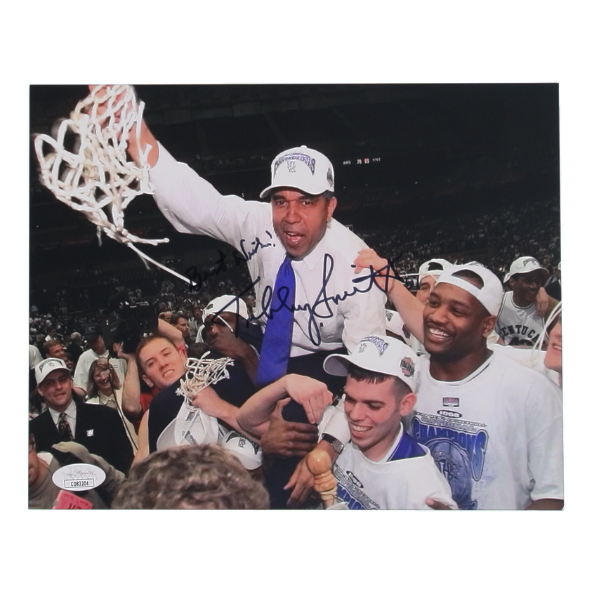 Tubby Smith Signed 8x10 Photo Inscribed "Best Wishes" (JSA) at PristineAuction.com Tubby Smith Signed 8x10 Photo Inscribed "Best Wishes" (JSA) at PristineAuction.com