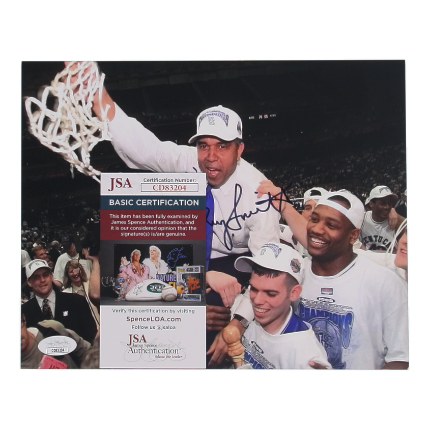 Tubby Smith Signed 8x10 Photo Inscribed "Best Wishes" (JSA) at PristineAuction.com Tubby Smith Signed 8x10 Photo Inscribed "Best Wishes" (JSA) at PristineAuction.com