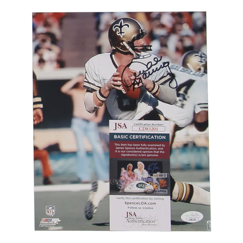 Archie Manning Signed Saints 8x10 Photo (JSA) at PristineAuction.com Archie Manning Signed Saints 8x10 Photo (JSA) at PristineAuction.com