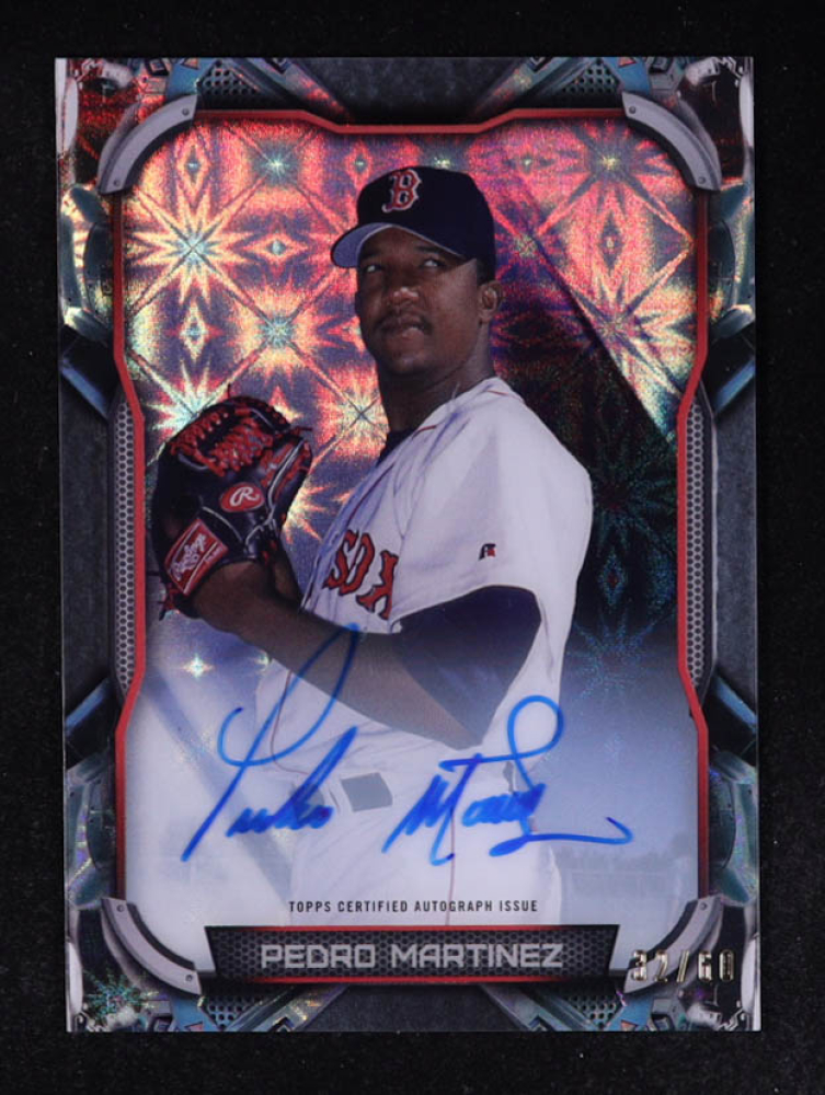Pedro Martinez 2018 Topps High Tek PortraiTEK Autographs #PTPM #32/60