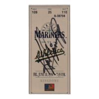 Ken Griffey Jr. Signed 1994 Mariners vs. Athletics Game Ticket (Beckett) at PristineAuction.com