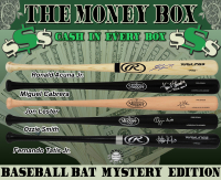 $$ THE MONEY BOX $$ Baseball Bat Signed Mystery Box - Series 6 (Limited to 125) - Schwartz Sports at PristineAuction.com