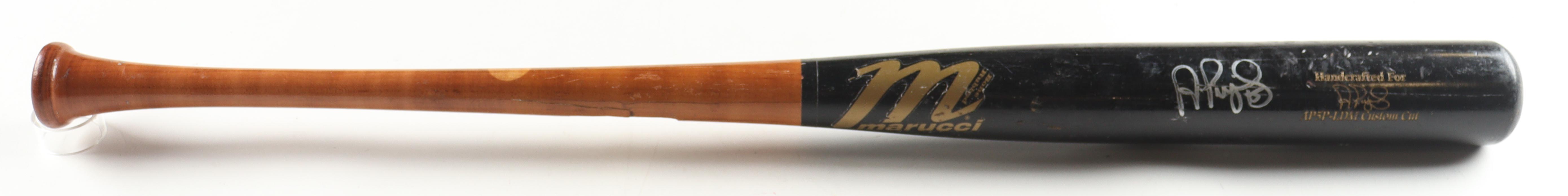 Albert Pujols Signed 2015 Game-Used Marucci Player Model Baseball Bat (PSA & JSA) at PristineAuction.com Albert Pujols Signed 2015 Game-Used Marucci Player Model Baseball Bat (PSA & JSA) at PristineAuction.com