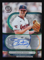 Shane Bieber 2024 Topps Tribute Autographs Green #TASB #09/99 at PristineAuction.com