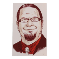 Penn Jillette Signed 11x17 Photo (ACOA) at PristineAuction.com