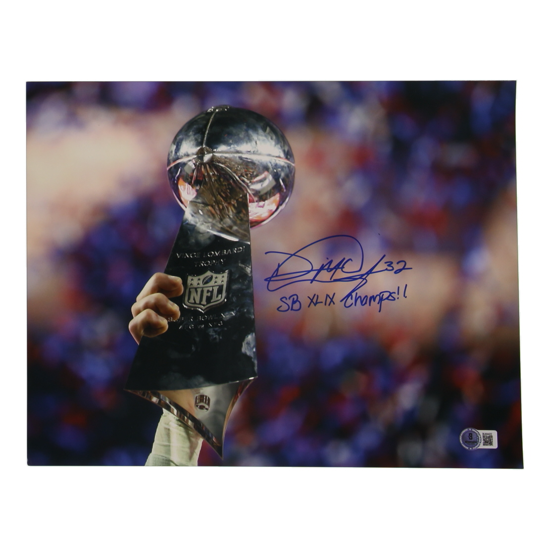 Devin McCourty Signed Patriots 11x14 Photo Inscribed "SB XLIV Champs" (Beckett) at PristineAuction.com Devin McCourty Signed Patriots 11x14 Photo Inscribed "SB XLIV Champs" (Beckett) at PristineAuction.com