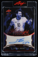Lionel Messi 2025 Leaf Pearl Midnight Pearl Autograph Gold Spectrum #MPLM1 #10/10 at PristineAuction.com