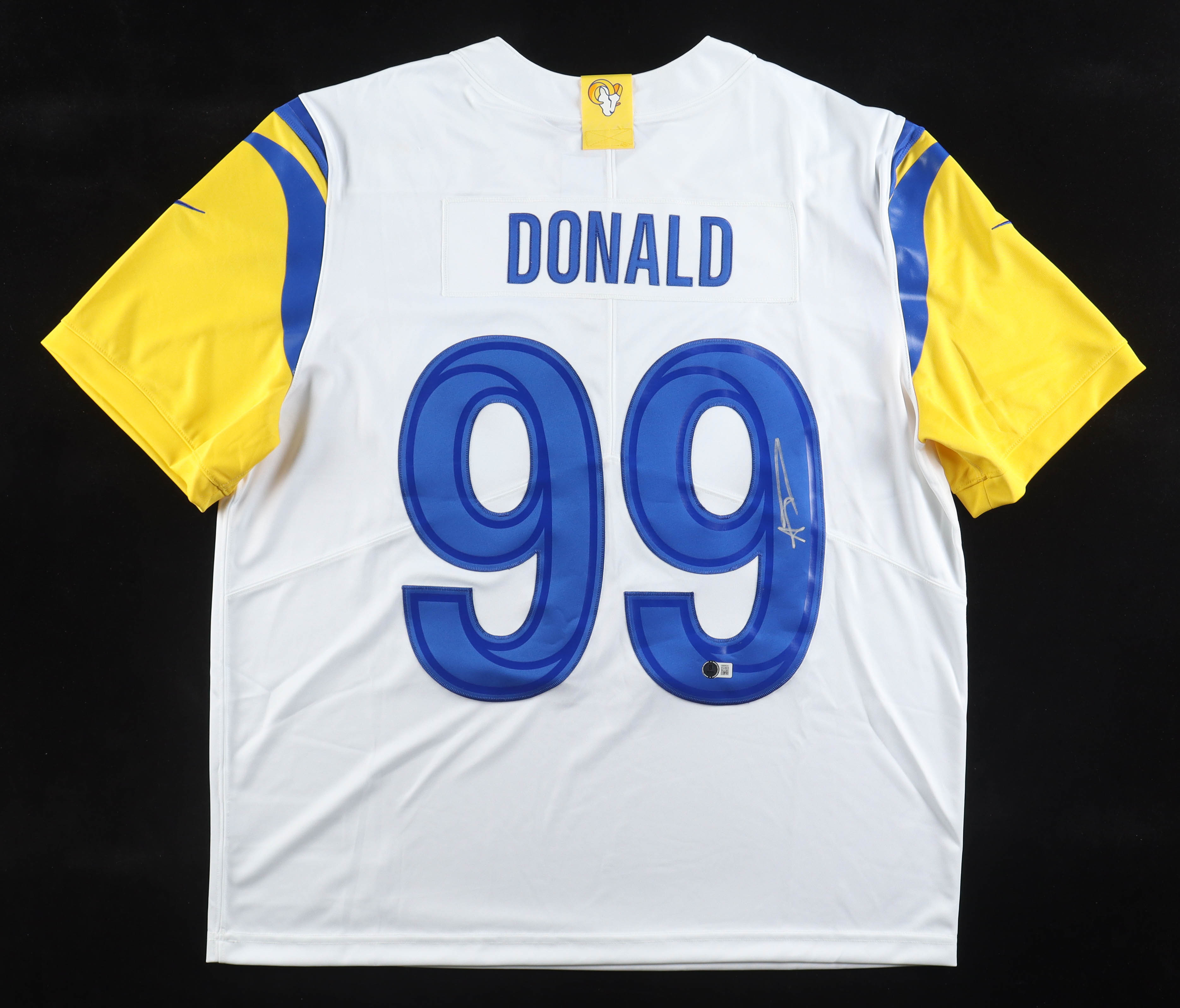 Aaron Donald Signed Rams Nike Authentic Jersey (Beckett) at PristineAuction.com Aaron Donald Signed Rams Nike Authentic Jersey (Beckett) at PristineAuction.com