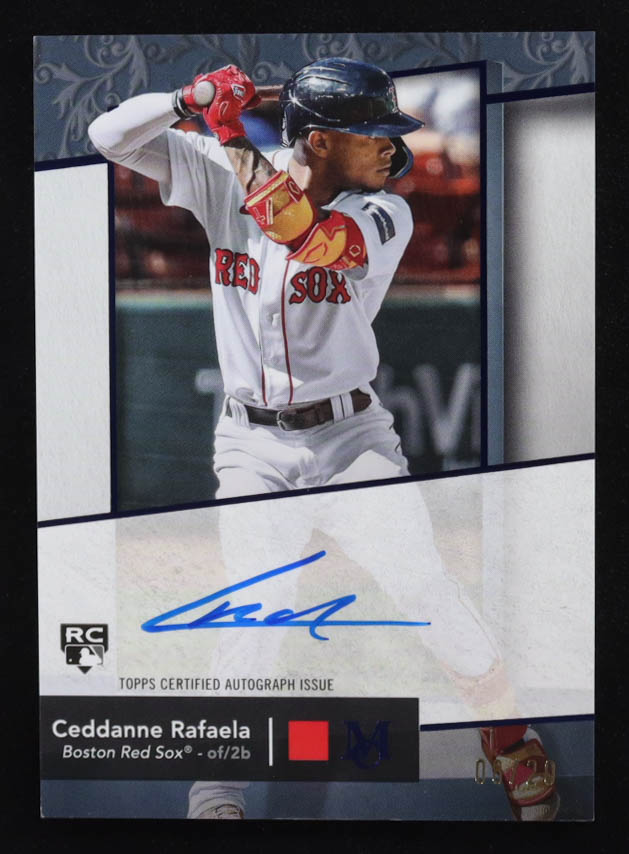 Ceddanne Rafaela 2024 Topps Museum Collection Archival Autographs Sapphire #AACR #08/20 RC at PristineAuction.com Ceddanne Rafaela 2024 Topps Museum Collection Archival Autographs Sapphire #AACR #08/20 RC at PristineAuction.com