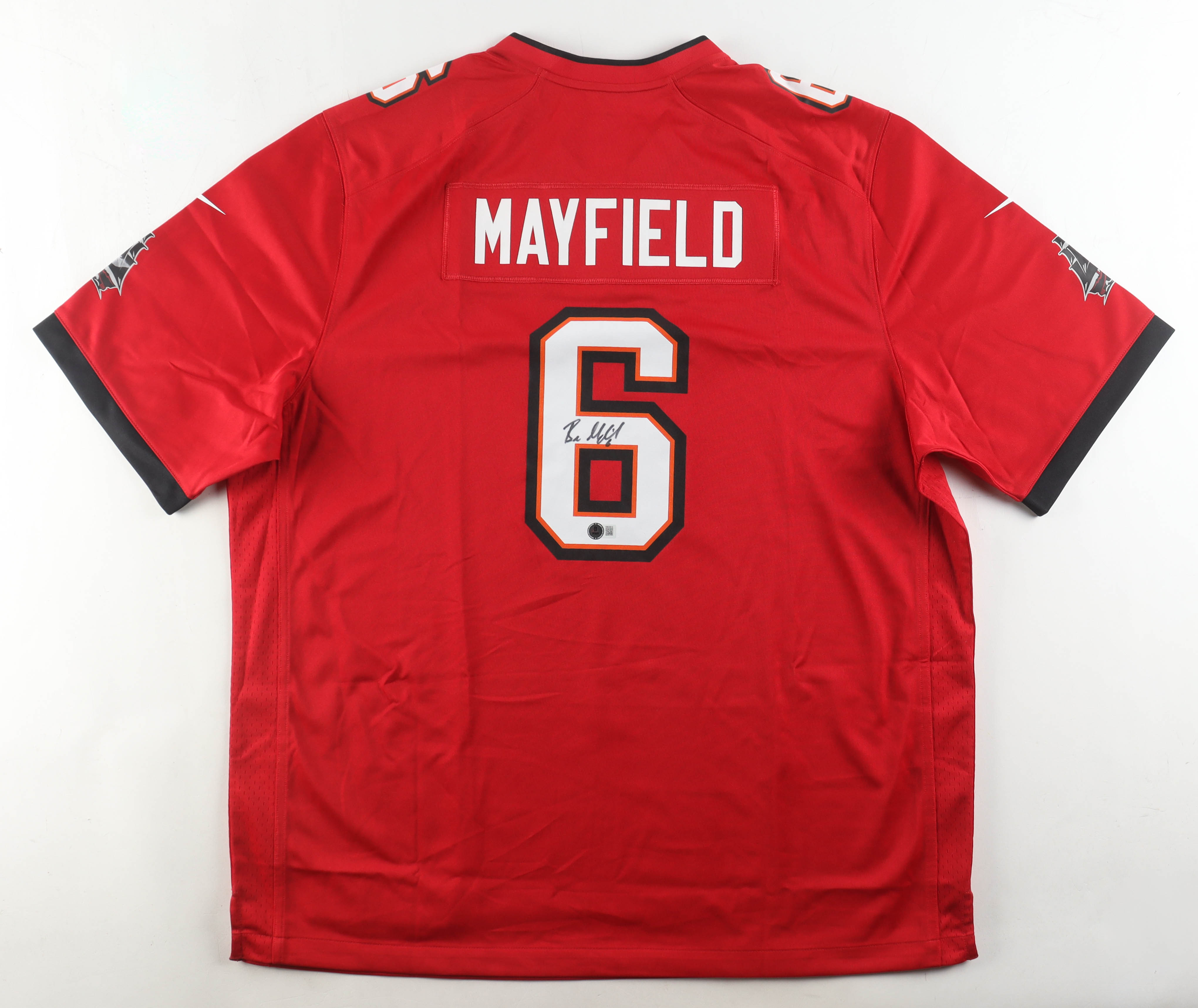 Baker Mayfield Signed Buccaneers Nike Authentic Jersey (Beckett) at PristineAuction.com Baker Mayfield Signed Buccaneers Nike Authentic Jersey (Beckett) at PristineAuction.com