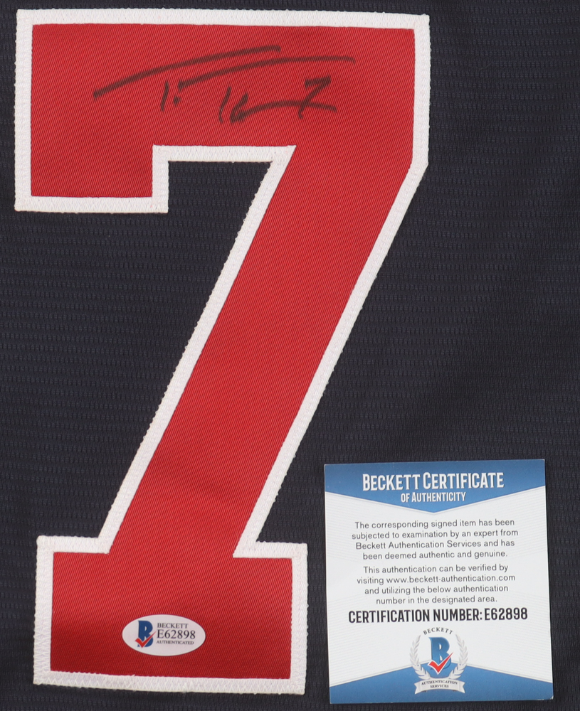 Trea Turner Signed Nationals Majestic Authentic Jersey (Beckett) at PristineAuction.com Trea Turner Signed Nationals Majestic Authentic Jersey (Beckett) at PristineAuction.com