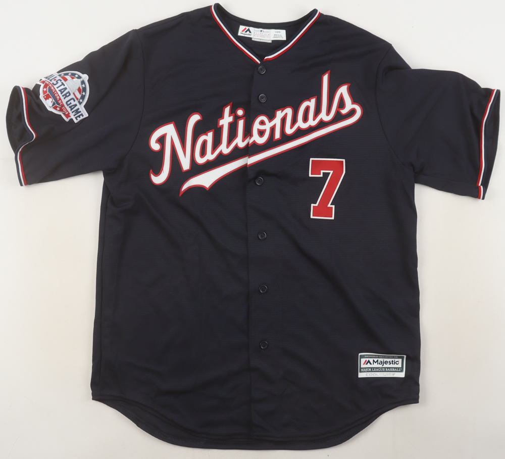 Trea Turner Signed Nationals Majestic Authentic Jersey (Beckett) at PristineAuction.com Trea Turner Signed Nationals Majestic Authentic Jersey (Beckett) at PristineAuction.com