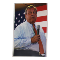 Chris Christie Signed 11x17 Photo (ACOA) at PristineAuction.com