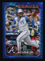 Ronald Acuna Jr. 2024 Topps Chrome Blue Sonar Refractors #250 #096/125 at PristineAuction.com