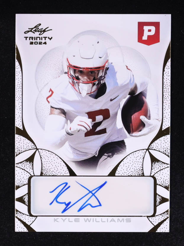 Kyle Williams 2024 Leaf Trinity Pristine Auction Autograph #BAKW1 RC at PristineAuction.com Kyle Williams 2024 Leaf Trinity Pristine Auction Autograph #BAKW1 RC at PristineAuction.com