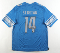 Amon-Ra St. Brown Signed Lions Nike Authentic Jersey (Beckett) at PristineAuction.com