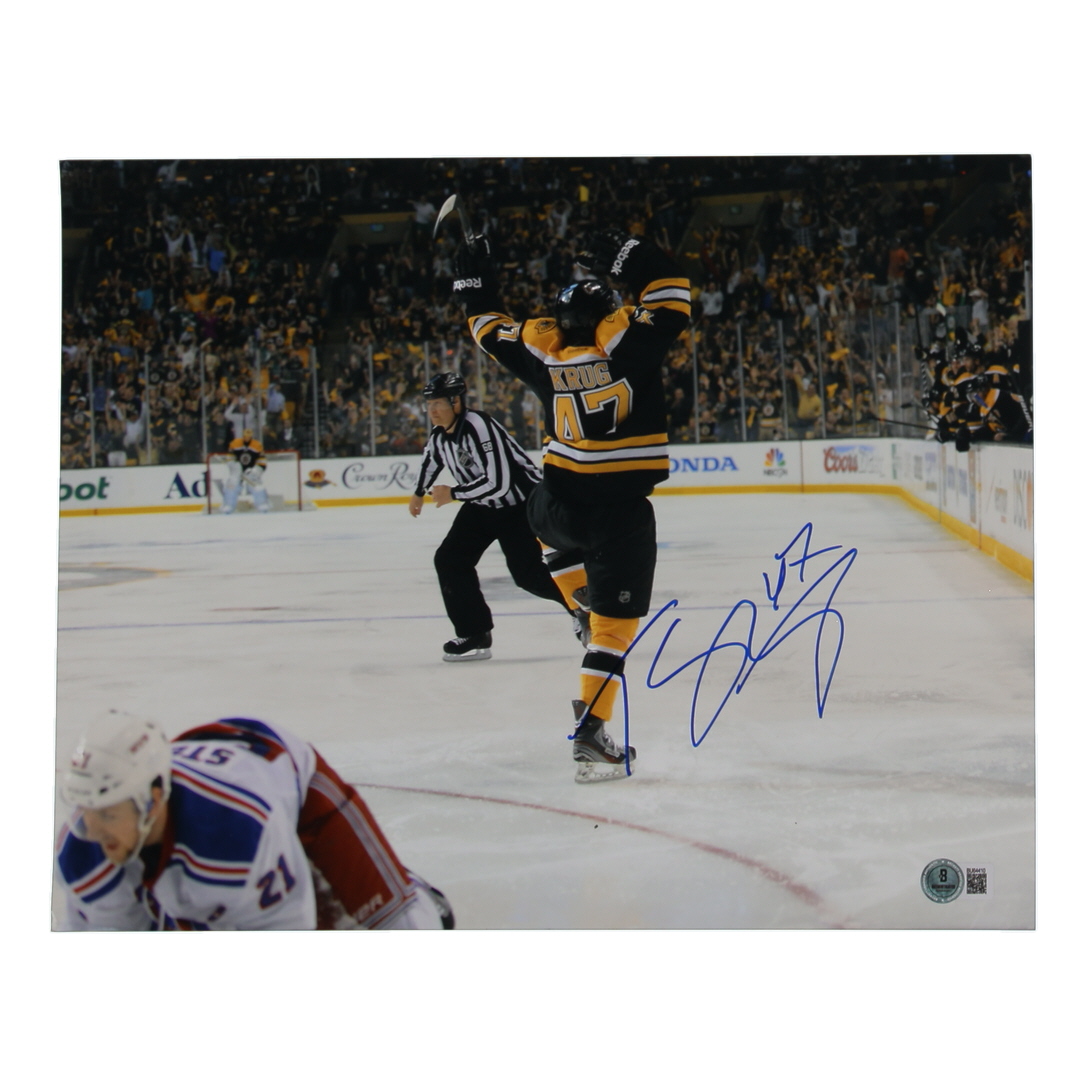 Torey Krug Signed Bruins 11x14 Photo (Beckett) at PristineAuction.com Torey Krug Signed Bruins 11x14 Photo (Beckett) at PristineAuction.com