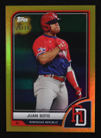 Juan Soto 2023 Topps World Baseball Classic Gold Rainbow Foil #11 #29/50 at PristineAuction.com