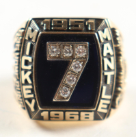Mickey Mantle LE 1980's Career Ring #105/536 with Display Case at PristineAuction.com