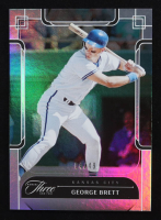 George Brett 2024 Panini Three and Two Holo Silver #91 #04/49 at PristineAuction.com