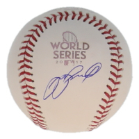 Jeff Bagwell Signed 2017 World Series Logo Baseball (Beckett) at PristineAuction.com