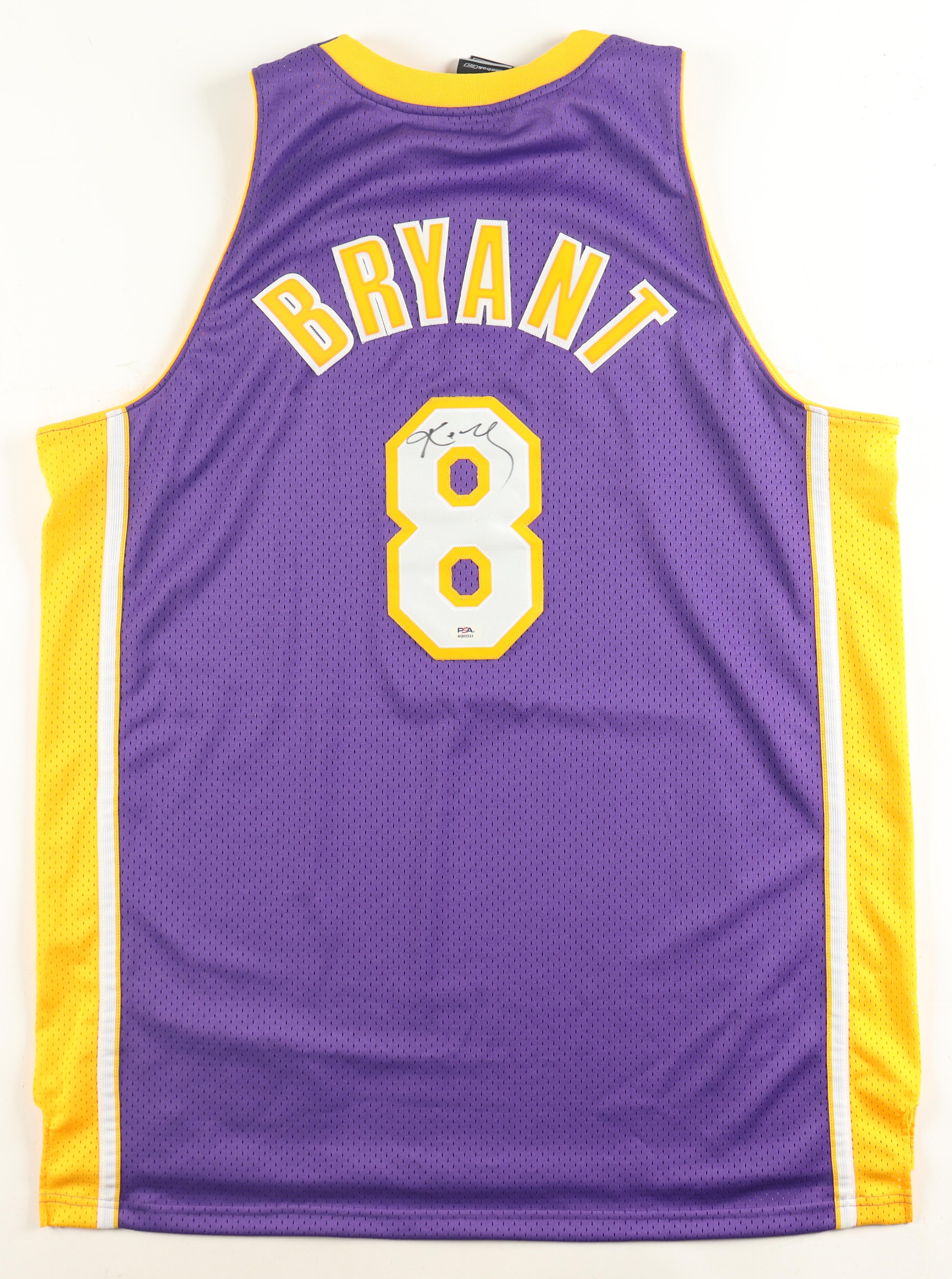 Kobe Bryant Signed Lakers Reebok Authentic Jersey (PSA | Auto 10) at PristineAuction.com Kobe Bryant Signed Lakers Reebok Authentic Jersey (PSA | Auto 10) at PristineAuction.com