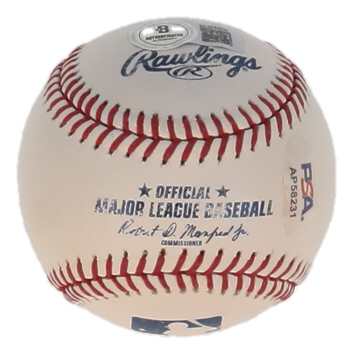 Jarren Duran Signed OML Baseball Inscribed "F*** Em, Still Alive" (Beckett & PSA) at PristineAuction.com Jarren Duran Signed OML Baseball Inscribed "F*** Em, Still Alive" (Beckett & PSA) at PristineAuction.com