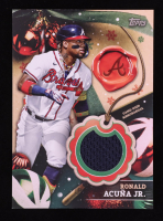 Ronald Acuna Jr. 2024 Topps Relic Holiday Mega #RC-RAJ at PristineAuction.com