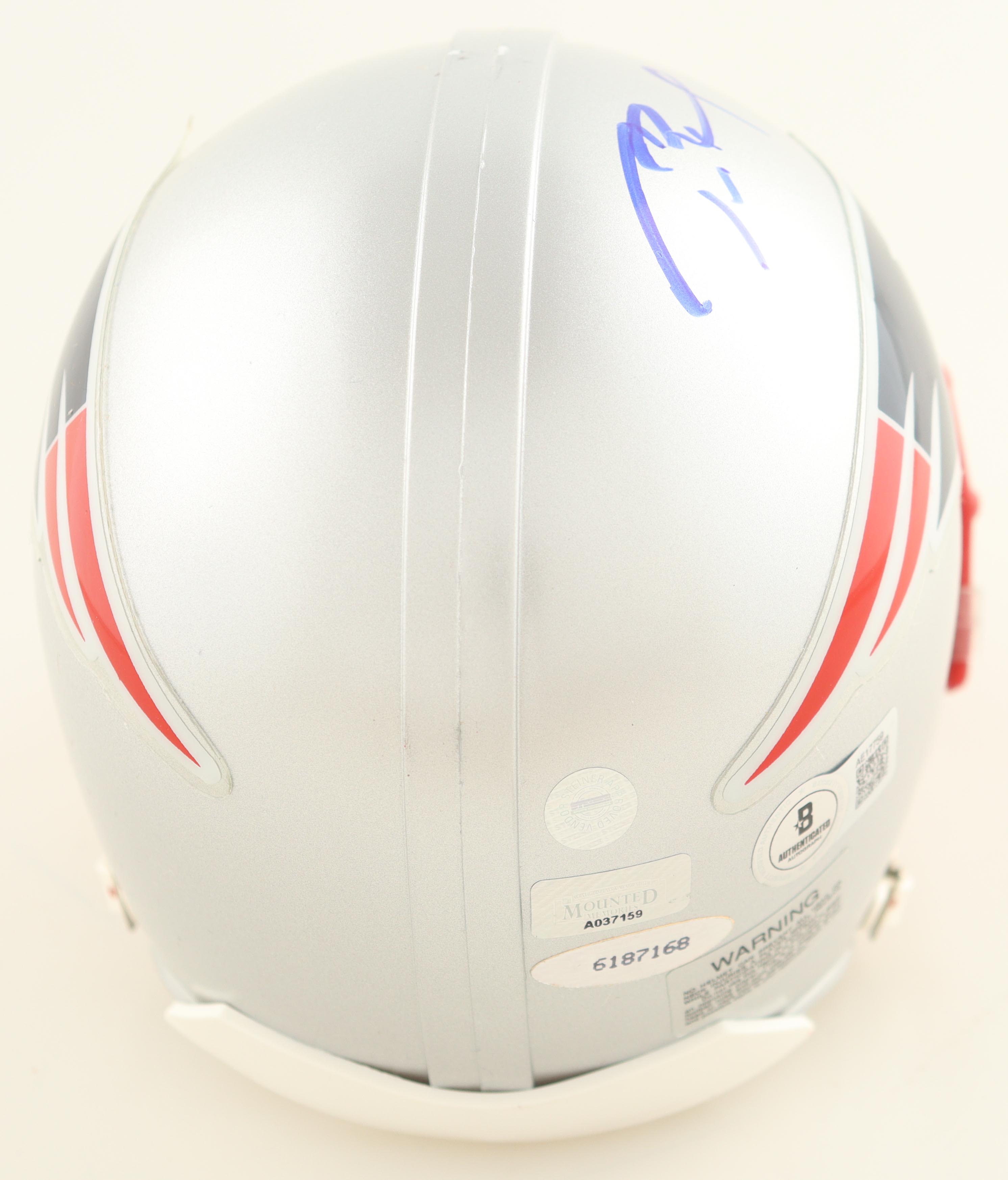 Tom Brady Signed Patriots Mini Helmet (Beckett & Tristar) at PristineAuction.com Tom Brady Signed Patriots Mini Helmet (Beckett & Tristar) at PristineAuction.com