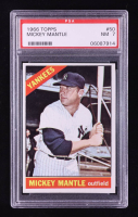Mickey Mantle 1966 Topps #50 (PSA 7) at PristineAuction.com