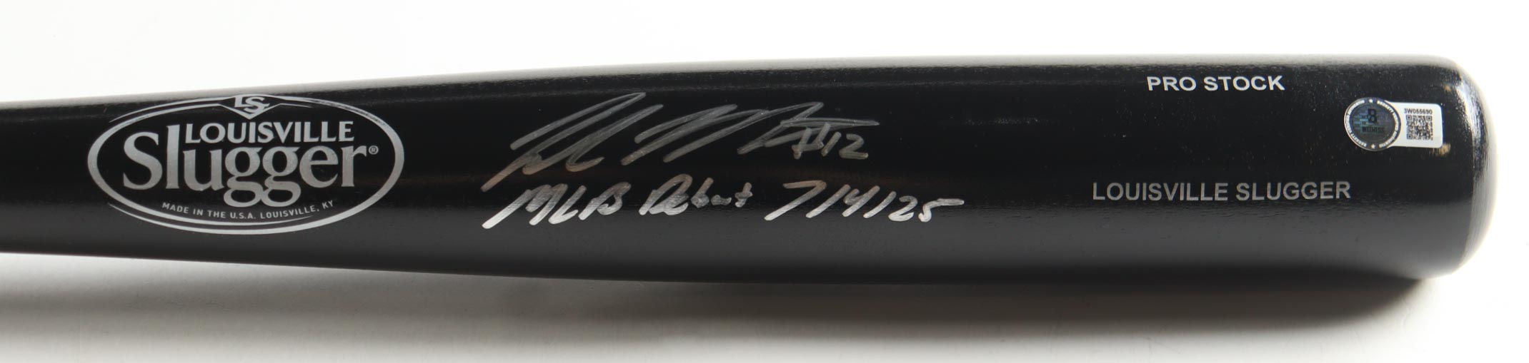 Colson Montgomery Signed Louisville Slugger Baseball Bat Inscribed "MLB Debut 7/4/25" (Beckett) at PristineAuction.com Colson Montgomery Signed Louisville Slugger Baseball Bat Inscribed "MLB Debut 7/4/25" (Beckett) at PristineAuction.com