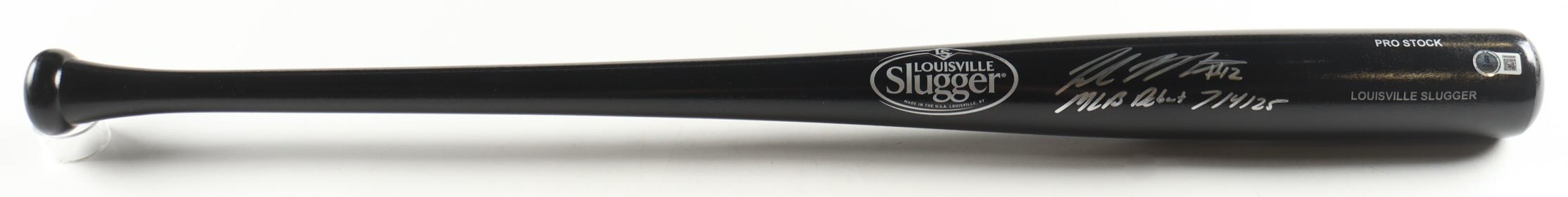 Colson Montgomery Signed Louisville Slugger Baseball Bat Inscribed "MLB Debut 7/4/25" (Beckett) at PristineAuction.com Colson Montgomery Signed Louisville Slugger Baseball Bat Inscribed "MLB Debut 7/4/25" (Beckett) at PristineAuction.com